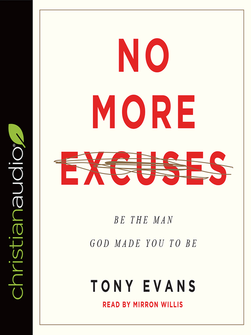 Title details for No More Excuses by Tony Evans - Wait list